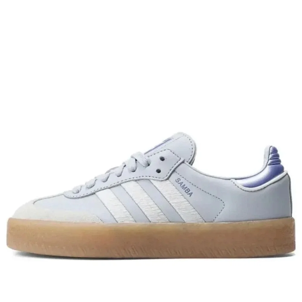 Adidas Sambae Womens Size 9.5 Halo Blue Lot Gum IG1953 Shoes Sneakers
